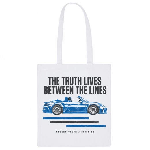 Torba „The Truth Lives Between the Lines”